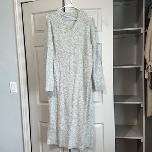 Zara wool sweater maxi dress